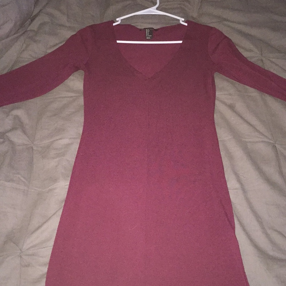Burgundy BodyCon Forever 21 Dress